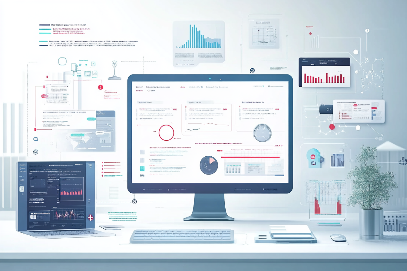 An infographic highlights key strategies for monitoring and improving automated customer service. Sections include customer feedback, performance metrics, and tool comparisons, illustrated with charts and icons. A case study showcases Degreed's success, emphasizing the importance of regular audits and updates for enhanced customer satisfaction.